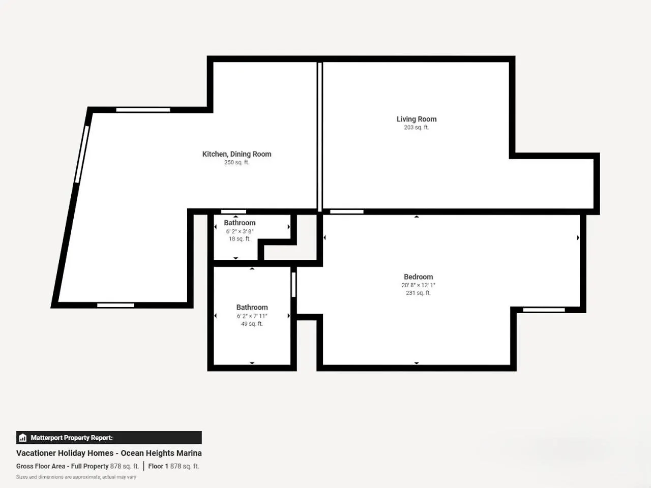 Apartment Ocean Heights - One Bedroom With Partial Sea View Dubai